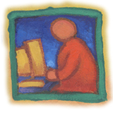 At the Computer 